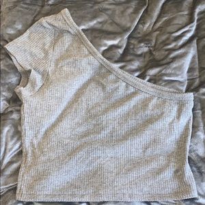 Never Worn One Shoulder Crop Top
